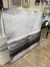 Monochromatic Gray Rustic Layered Shades - Graphic Art 48” x 48”! (NEW)
