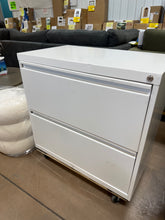 Hirsh 30 inch Wide 2 Drawer Lateral 101 File Cabinet for Home or Office, White! (NEW - MINOR DENTS) - (KEYS INCLUDED)