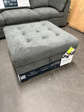 Thomasville Tisdale Fabric Sectional with Storage Ottoman