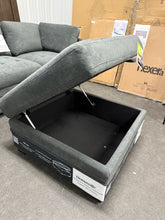 Thomasville Tisdale Fabric Sectional with Storage Ottoman