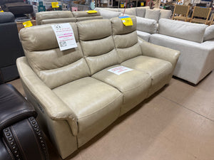 Shaffer Leather Power Reclining Sofa!! BRAND NEW, HAS MINOR SHIPPING DAMAGE!!