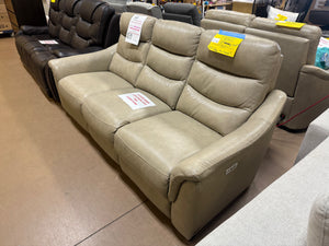 Shaffer Leather Power Reclining Sofa!! BRAND NEW, HAS MINOR SHIPPING DAMAGE!!