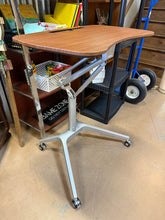 Adjustable Height Rolling Desk! (USED - WORKS GREAT!)