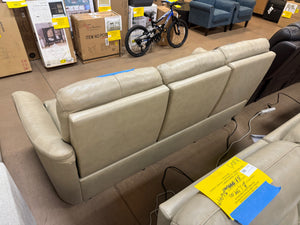 Shaffer Leather Power Reclining Sofa!! BRAND NEW, HAS MINOR SHIPPING DAMAGE!!