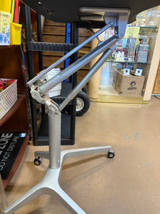 Adjustable Height Rolling Desk! (USED - WORKS GREAT!)