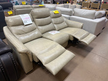 Shaffer Leather Power Reclining Sofa!! BRAND NEW, HAS MINOR SHIPPING DAMAGE!!