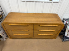 Gillon 62" W 6-Drawer Solid Wood Double Dresser with Hidden Drawer! (NEW - CHIPPED)