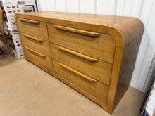 Gillon 62" W 6-Drawer Solid Wood Double Dresser with Hidden Drawer! (NEW - CHIPPED)