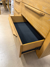 Gillon 62" W 6-Drawer Solid Wood Double Dresser with Hidden Drawer! (NEW - CHIPPED)
