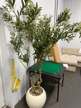 5ft Large Luxury Artificial Olive Tree in Planter, Realistic Faux Olive Tree with Lifelike Leaves & Fruits, Extra Lush Stereoscopic Shape, Tall Indoor Fake Tree for Home, Office, Restaurant Décor! (NEW - MINOR DEFECT ON ONE LIMB)