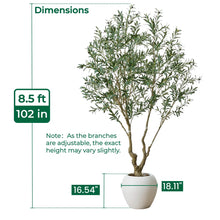 5ft Large Luxury Artificial Olive Tree in Planter, Realistic Faux Olive Tree with Lifelike Leaves & Fruits, Extra Lush Stereoscopic Shape, Tall Indoor Fake Tree for Home, Office, Restaurant Décor! (NEW - MINOR DEFECT ON ONE LIMB)