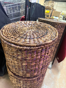 Threshold Woven Storage Ottoman, Espresso!! BRAND NEW!!