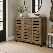 Alcester Lismore Shoe Storage Cabinet Up to 20 Pairs, Brown! (NEW IN BOX)
