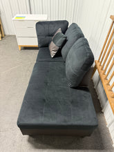 HALF A SOFA - FAUX LEATHER SOFA CHAISE HALF! (NEW)