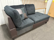 HALF A SOFA - FAUX LEATHER SOFA CHAISE HALF! (NEW)