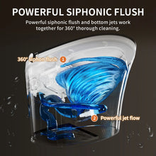 DeerValley Luxury Elongated Smart Toilet With Bidet: Auto Open/Close Lid, UV Sterilization, Warm Air Dryer and Blackout Flush in White DV-1S0019! (NEW IN BOX)