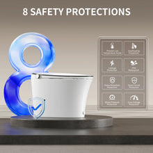 DeerValley Luxury Elongated Smart Toilet With Bidet: Auto Open/Close Lid, UV Sterilization, Warm Air Dryer and Blackout Flush in White DV-1S0019! (NEW IN BOX)