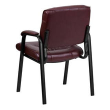 Flash Furniture
Burgundy Haeger Leather Soft Tufted Executive Reception Chair with Padded Armrests, Modern Upholstered Side Chair- new in box