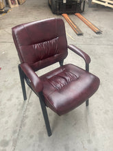 Flash Furniture
Burgundy Haeger Leather Soft Tufted Executive Reception Chair with Padded Armrests, Modern Upholstered Side Chair- new in box