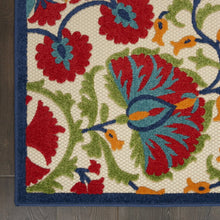 Nourison Aloha Indoor/Outdoor Red/Multi 9' x 12' Area Rug, (9x12)! (NEW!)