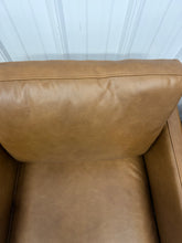 Bobbi Upholstered Top Grain Genuine Leather Upholstered Swivel Armchair! (NEW)