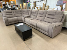 Barcalounger Carmelo Fabric Power Reclining Sectional with Power Headrests! (BRAND NEW)