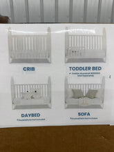 Delta Children Milano 4-in-1 Convertible Crib, White! (NEW IN BOX)