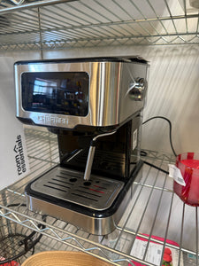 Chefman CraftBrew Espresso Machine w/ Steam Wand and Touch Controls – Stainless Steel! (NEW)