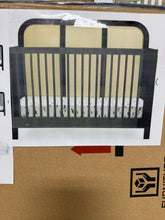 Simmons Kids' Theo 6-in-1 Convertible Crib, Black! - Greenguard Gold Certified! (NEW IN BOX)