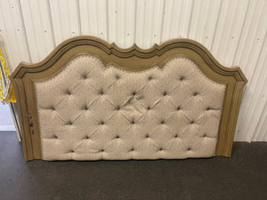 Solid wood upholstered King Size Headboard & Footboard!