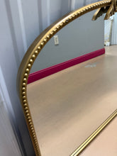 Fleur De Lis Living Wooster 30” x 36” Arch Decorative Wall Mirror in Brushed Gold! (NEW)