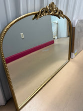 Fleur De Lis Living Wooster 30” x 36” Arch Decorative Wall Mirror in Brushed Gold! (NEW)