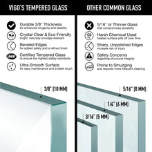FRAMELESS GLASS SHOWER ENCLOSURE - 34" W x 34" D x 73"! (BRAND NEW)