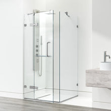 FRAMELESS GLASS SHOWER ENCLOSURE - 34" W x 34" D x 73"! (BRAND NEW)