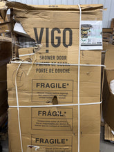FRAMELESS GLASS SHOWER ENCLOSURE - 34" W x 34" D x 73"! (BRAND NEW)