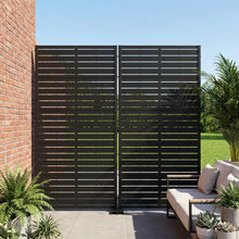 METAL PRIVACY SCREEN, SET OF 2! (NEW IN BOX) - (Dimension shown in photos)