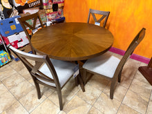 Lathan 48” Round Dining Table and 4 Chairs! (BRAND NEW - MINOR SCRATCHES)