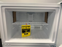 Vissani 18 cu. ft. Top Freezer Refrigerator, Garage Ready in White!! BRAND NEW(MINOR DENT FROM SHIPPING)!!
