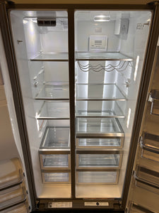 KitchenAid 24.8-cu ft Side-by-Side Refrigerator with Ice Maker (Stainless Steel with Printshield Finish) ENERGY STAR! (BRAND NEW - LIGHTLY DENTED)