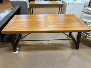 Noble House Acacia Wood Dining Table, Teak Finish!! (TABLE ONLY)NEW & ASSEMBLED!