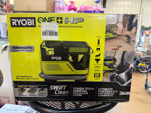 ONE+ HP 18V Cordless SWIFTClean Mid Size Spot and Carpet Cleaner (Tool Only)!! NEW IN BOX!!