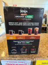 Ninja DualBrew Hot & Iced Coffee Maker, Single-Serve, compatible with K-Cups & 12-Cup Drip Coffee Maker!! NEW IN BOX!!