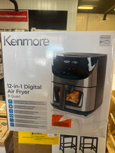 Kenmore 8 Qt. Silver Air Fryer with Digital Touch Screen, 12-Cooking Presets!! NEW IN BOX!!