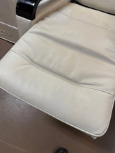 Canmore Leather Power Recliner with Power Headrest, Cream! NEW & ASSEMBLED!)