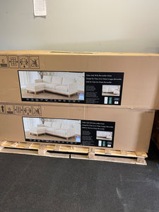 Henredon Murphy Sofa with Reversible Chaise! (BRAND NEW IN BOX )  INTERCHANGEABLE CHAISE!)