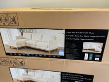 Henredon Murphy Sofa with Reversible Chaise! (BRAND NEW IN BOX )  INTERCHANGEABLE CHAISE!)