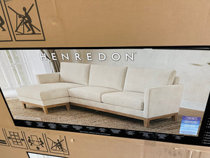 Henredon Murphy Sofa with Reversible Chaise! (BRAND NEW IN BOX )  INTERCHANGEABLE CHAISE!)