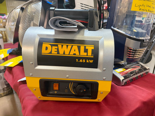Dewalt 5,118 BTU Electric Forced Air Portable Outdoor Heater with Handle!! BRAND NEW!!