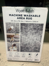 Wyatt & Ash Washable Indoor Area Rug, Jayden 5'3” x 7'5”!! NEW IN BOX!!