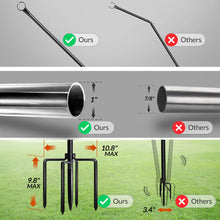9.4 FT Outdoor String Light Poles, String Light Hanger Stand for Outside, Parties, Wedding (Set of 4) SL-002WF! (NEW IN BOX) (Poles Only)